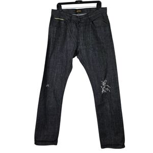 WESC  5 Pocket straight leg  stretch selvage japanese Denim jeans